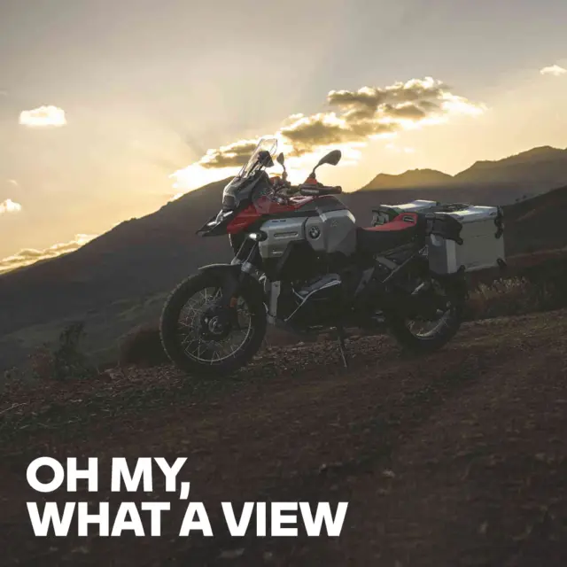 Oh my, what a view and the mountains aren't bad either. #MakeLifeARide #BMWMotorradUSA #NorCalBMWMotorcycles