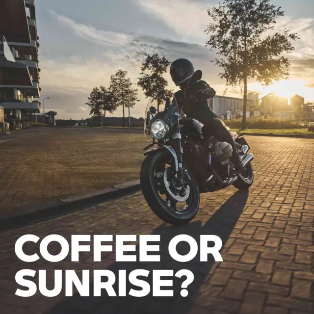 COFFEE OR SUNRISE? #MakeLifeARide #BMWMotorradUSA #NorCalBMWMotorcycles