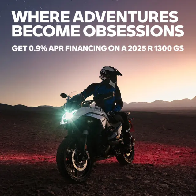 Discover what’s possible on the R 1300 GS. With added power, reduced weight and a refined chassis featuring EVO Telelever and EVO Paralever, you’ll feel composed and confident on multiple types of terrain. And with the available automated shift assistant, gear changes come smoothly and naturally so you can stay focused on what’s ahead.

For a limited time, take advantage of special 0.9% APR financing on the 2025 R 1300 GS. Shop now and come demo ride today. Click for offer details. #MakeLifeARide #BMWMotorrad 
#NorCalBMWMotorcycles