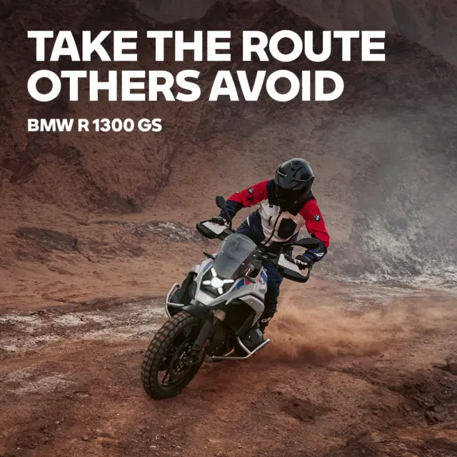 The route others might avoid is exactly where the BMW R 1300 GS feels most at home. With a 145 hp twin-cylinder boxer engine, the R 1300 GS features the EVO Telelever and EVO Paralever chassis to help  you feel steady when conditions change. And with the available Automated Shift Assistant, gear changes happen naturally so you can stay focused on what’s ahead.

Come demo ride the R 1300 GS today, then select yours and take it wherever you choose to go next. #MakeLifeARide #BMWMotorrad #NorCalBMWMotorcycles
