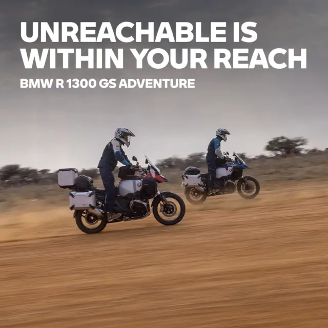 Distance has a way of shrinking on the R 1300 GS Adventure. With a 7.9-gallon fuel tank for extended range, 145 hp that keeps you moving confidently even when fully loaded, and EVO Telelever and EVO Paralever helps you maintain stability, places that once felt unreachable start to feel closer.

Make the R 1300 GS Adventure yours and find out how far it can take you. Schedule a demo ride today. #MakeLifeARide #BMWMotorrad #NorCalBMWMotorcycles