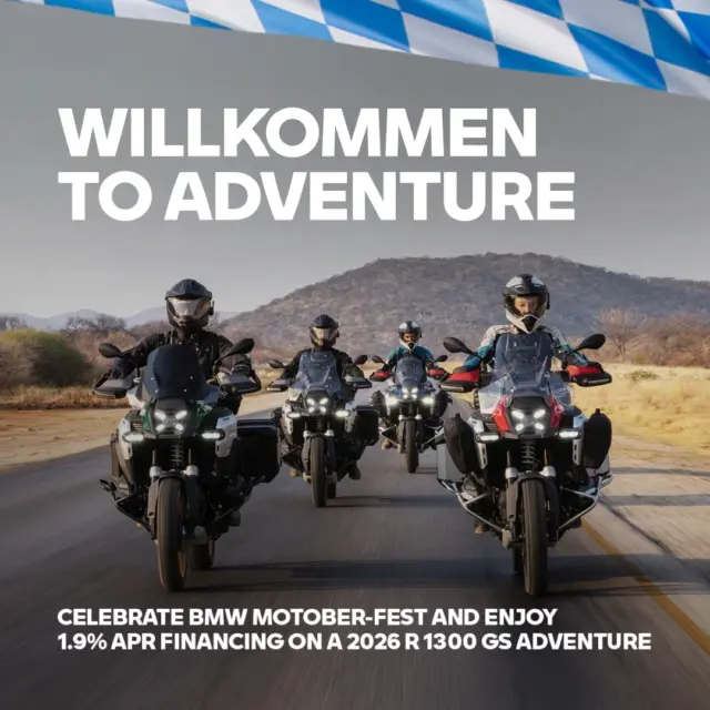 You’re invited to come celebrate BMW Motober-Fest with us this fall. 

At a time of year known for Bavarian festivals, this event is something to really celebrate. Join us for demo rides, connect with fellow riders and experience the iconic 2026 R 1300 GS Adventure, now with 1.9% APR financing. 

Your next adventure begins here during BMW Motorrad Motober-Fest.
View offer details. #MakeLifeARide #BMWMotorrad #BMWMotoberFest #NorCalBMWMotorcycles