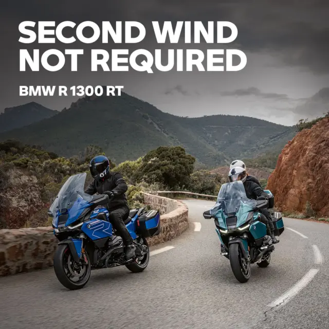 Experience a high standard of touring on the R 1300 RT.
Its 145 hp twin-cylinder, boxer engine delivers 110 lb-ft of torque. With the available Dynamic Chassis Adaptation, you can adjust your riding experience with ease – to suit your preferences exactly. Available advanced technology like the Automated Shift Assistant and Riding Assistant reduce your effort so you can focus on what matters most: the road ahead.

Ride away on the R 1300 RT today and see what distance really feels like. Schedule your demo ride right now. #MakeLifeARide #BMWMotorrad #NorCalBMWMotorcycles